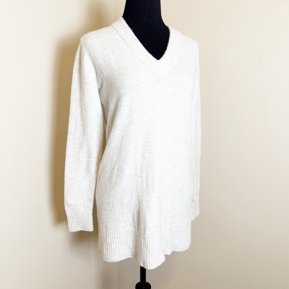 Athleta wall V-neck tunic sweater S - Picture 5 of 12